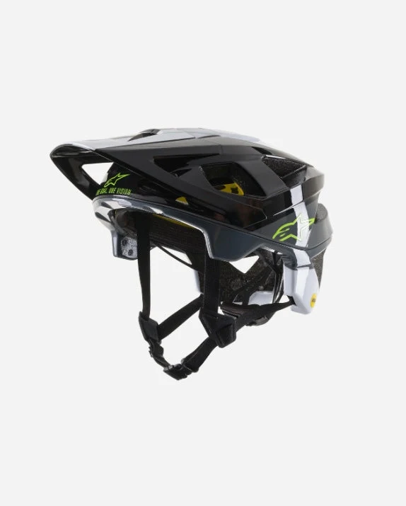 Casque Alpinestars Vector Tech Pilotce - Noir/Blanc/Gris Froid Brillant