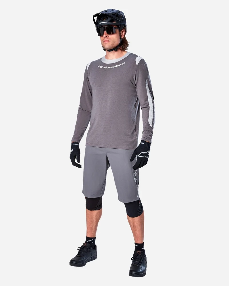 Maillot Manches Longues Alpinestars A-Dura Dri Wool - Gris