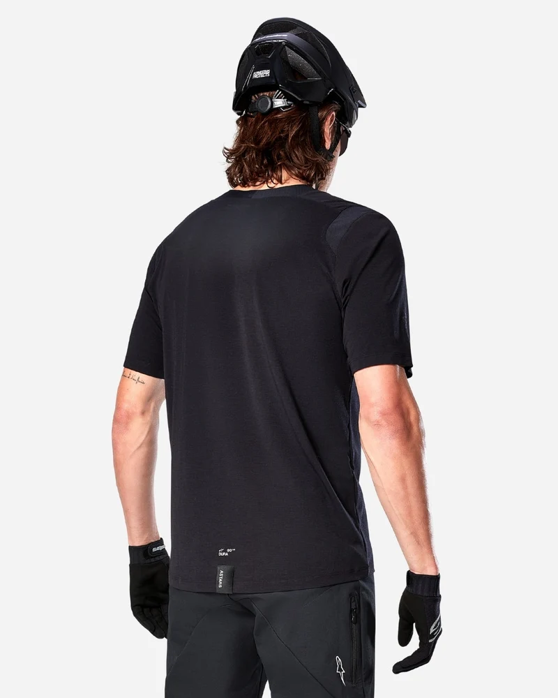 Maillot manches courtes Alpinestars A-Dura Dri Wool - Noir