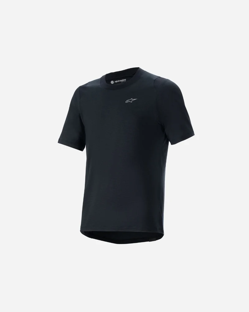 Maillot manches courtes Alpinestars A-Dura Dri Wool - Noir
