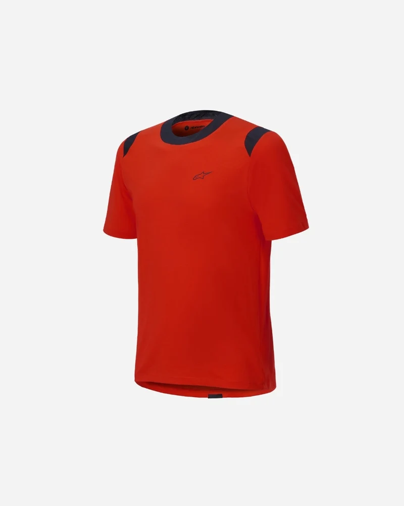 Maillot manches courtes Alpinestars A-Dura Dri Wool - Orange