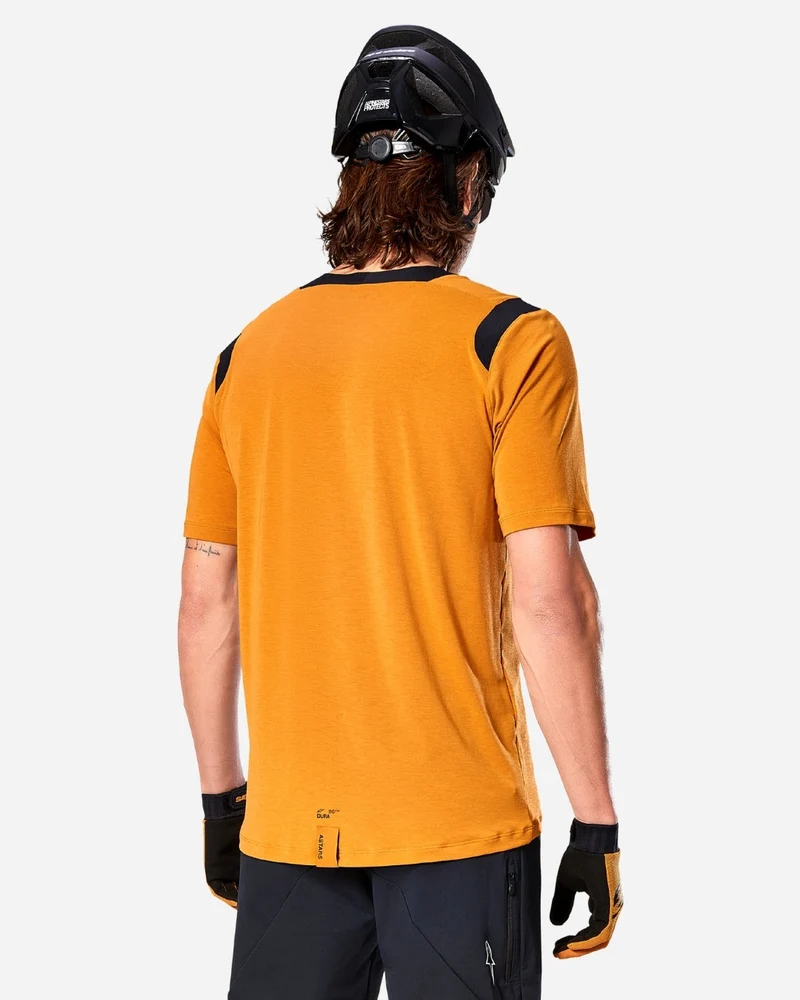 Maillot manches courtes Alpinestars A-Dura Dri Wool - Or