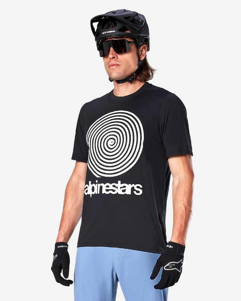 Maillot manches courtes Alpinestars A-Dura Oscar - Noir