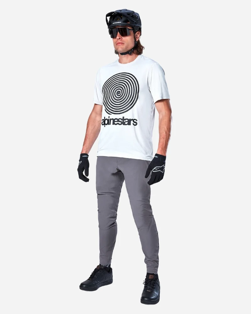 Maillot manches courtes Alpinestars A-Dura Oscar - Blanc