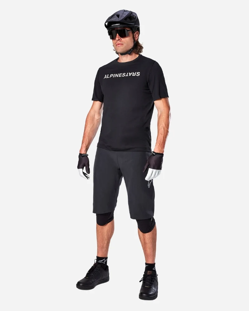 Maillot manches courtes Alpinestars A-Aria Switch - Noir