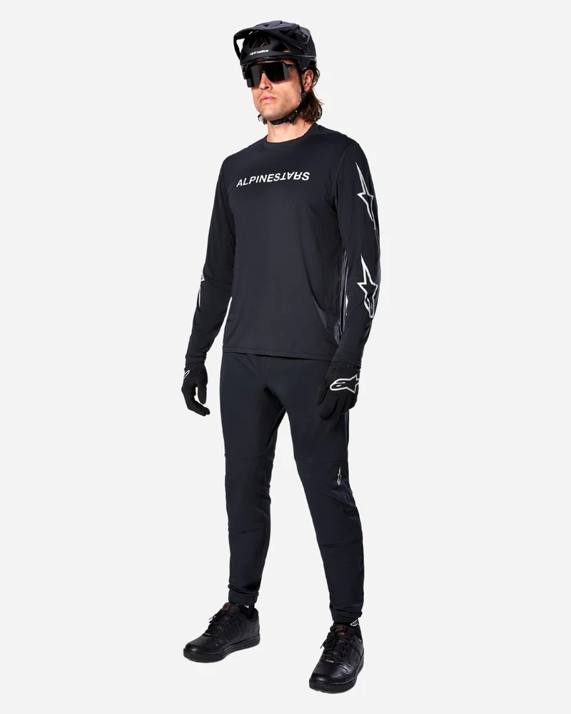 Maillot Manches Longues Alpinestars A-Dura Switch - Noir