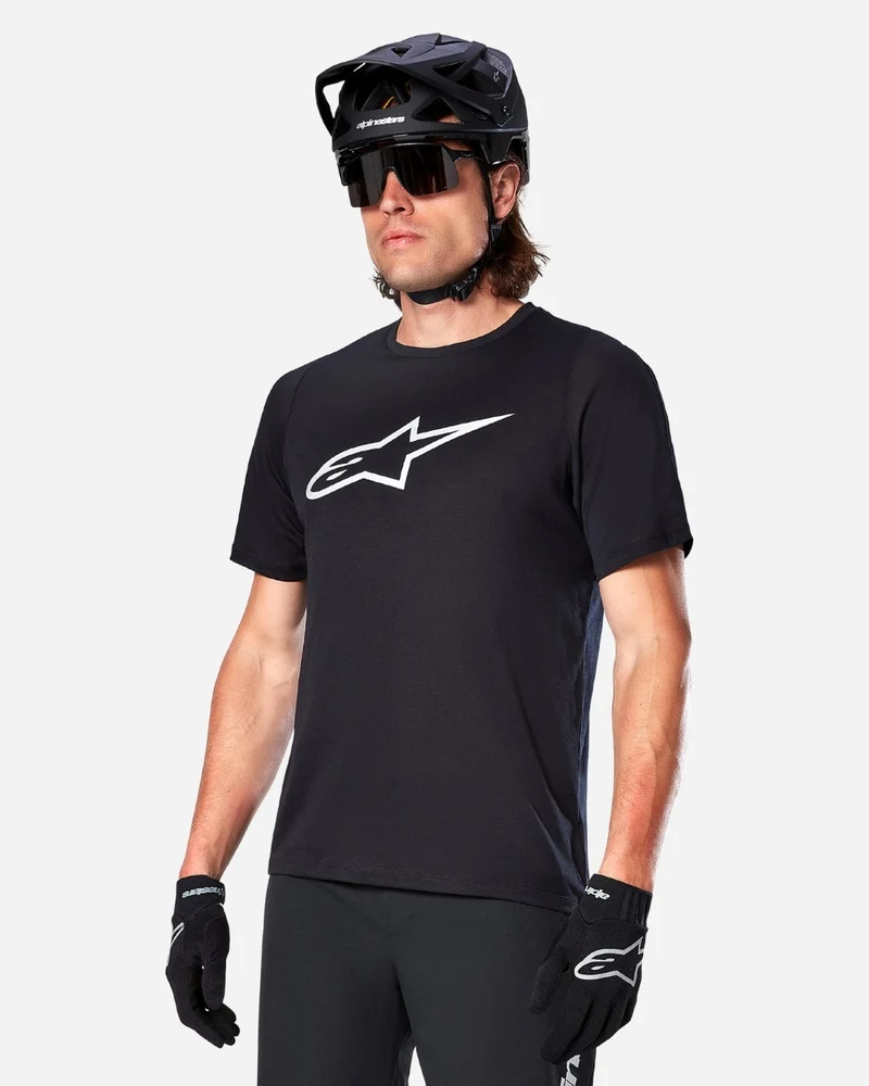 Maillot manches courtes Alpinestars A-Dura Dri Oscar - Noir