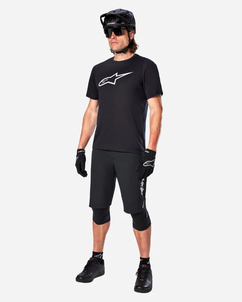 Maillot manches courtes Alpinestars A-Dura Dri Oscar - Noir