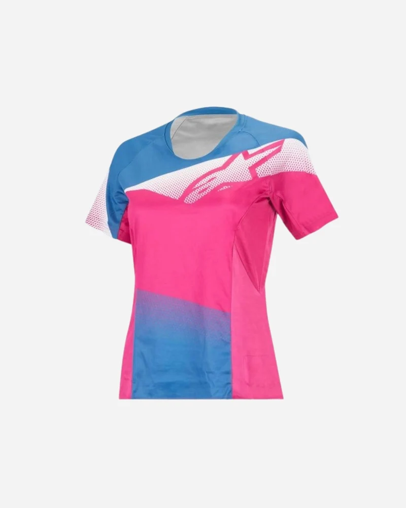 Maillot femme Alpinestars Mesa - Bleu/Rose
