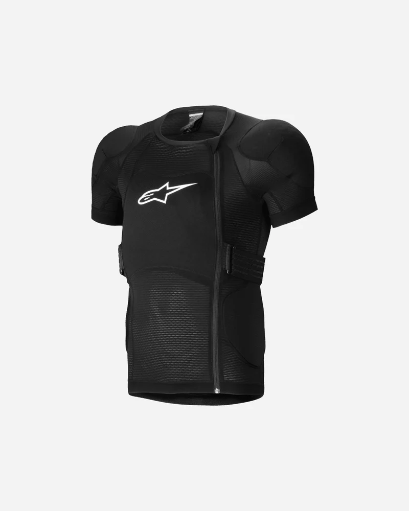 Veste de protection manches courtes Alpinestars A-Impact Plasma - Noir/Blanc