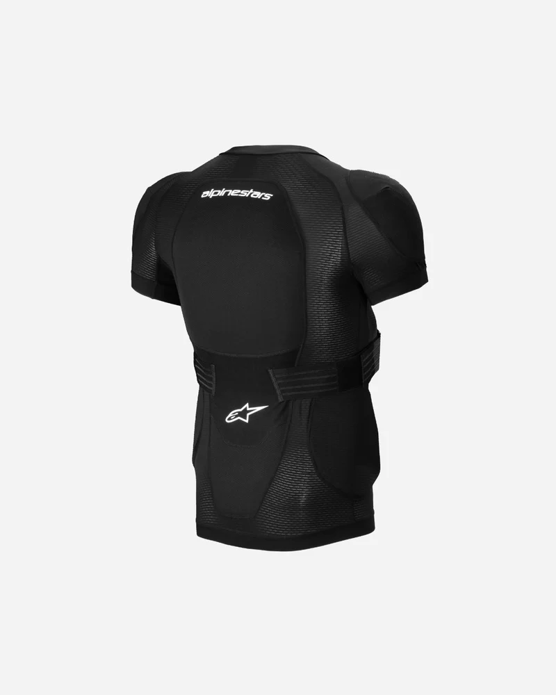 Veste de protection manches courtes Alpinestars A-Impact Plasma - Noir/Blanc