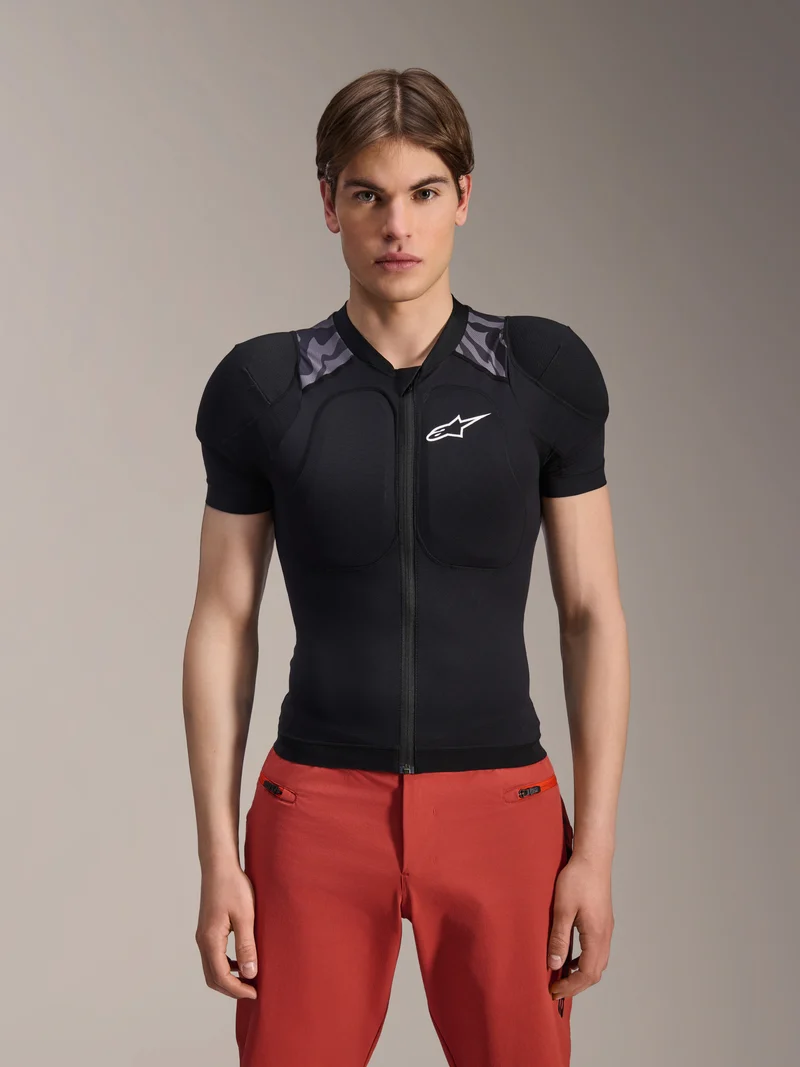 Veste de protection manches courtes Alpinestars A-Motion Plasma - Noir/Camo