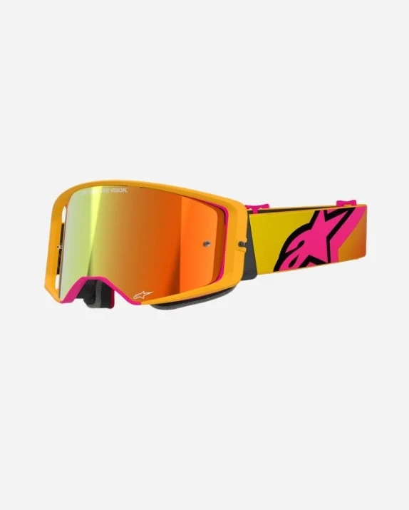 Masques Alpinestars Supertech Corp - Jaune/Rose Miroir Rouge