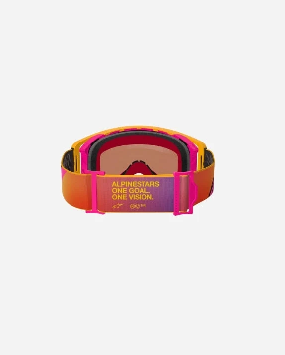 Masques Alpinestars Supertech Corp - Jaune/Rose Miroir Rouge