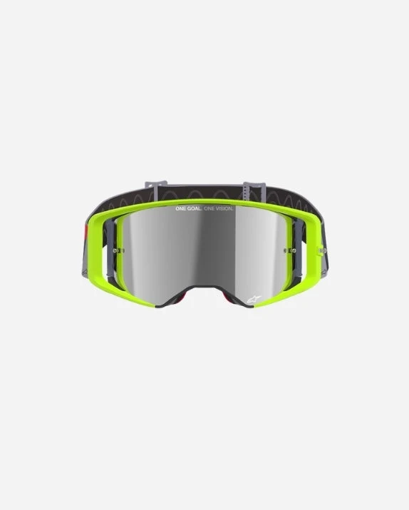 Masques Alpinestars Supertech Corp - Jaune/Rouge