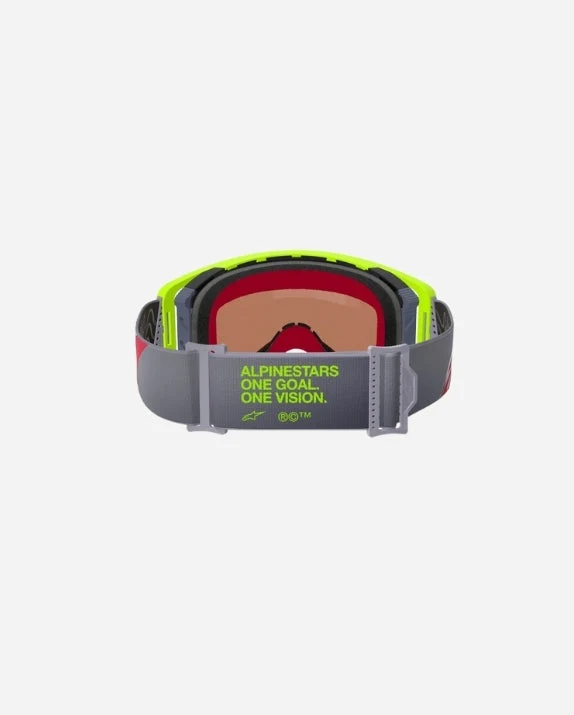 Masques Alpinestars Supertech Corp - Jaune/Rouge