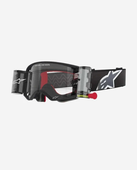 Masques Alpinestars Supertech Corp - Noir/Gris/Clair Roll-Off