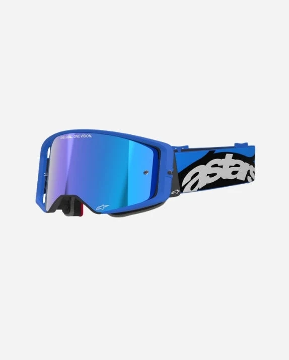 Masques Alpinestars Supertech Stream - Bleu/Miroir Bleu