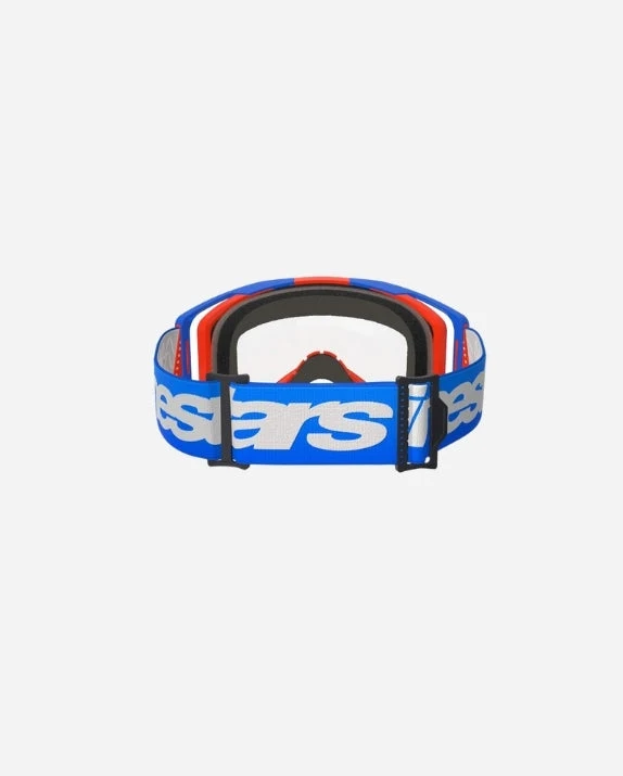 Masques Alpinestars Vision 8 Wordmark - Bleu/Rouge