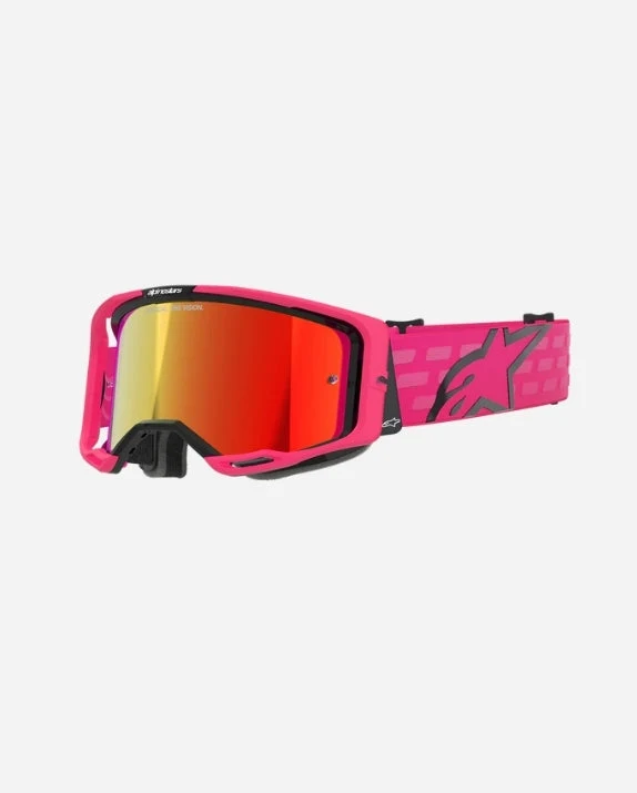 Masques Alpinestars Vision 8 Corp - Rose/Miroir Rouge