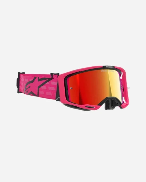 Masques Alpinestars Vision 8 Corp - Rose/Miroir Rouge