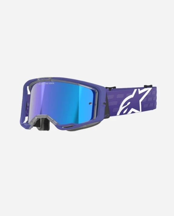Masques Alpinestars Vision 8 Corp - Violet/Miroir Bleu