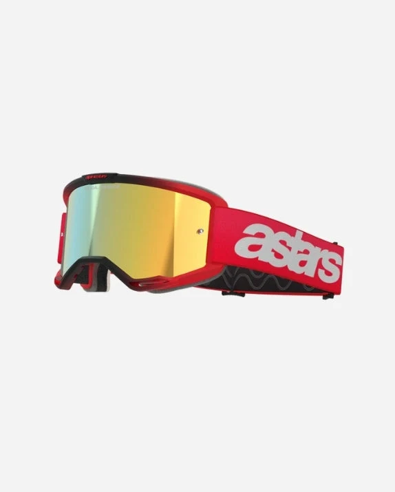 Masques Alpinestars Vision 5 Blaze - Rouge/Miroir Or