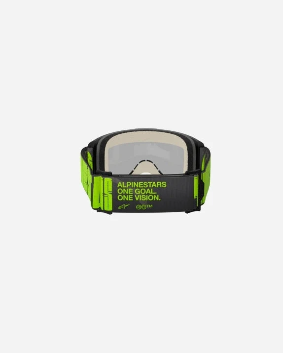 Masques Alpinestars Vision 5 Hollow - Charbon/Jaune Fluo Miroir Argent