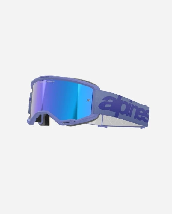 Masques Alpinestars Vision 5 Wordmark - Violet/Miroir Bleu
