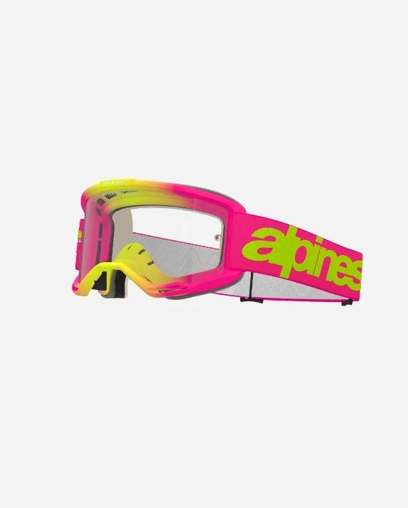 Masques Alpinestars Vision 5 Wordmark - Rose/Jaune