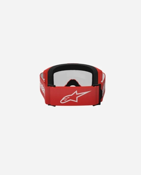 Masques Alpinestars Vision 3 Wordmark - Rouge/Miroir Argent