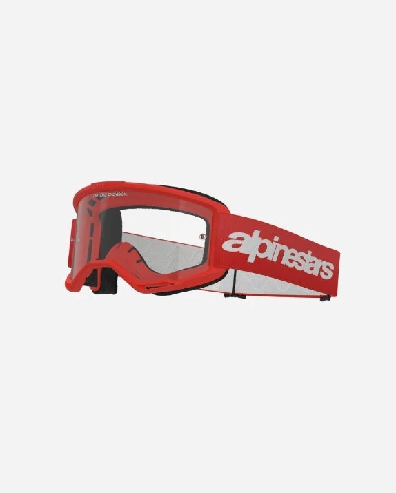 Masques Alpinestars Vision 3 Wordmark - Rouge/Clair