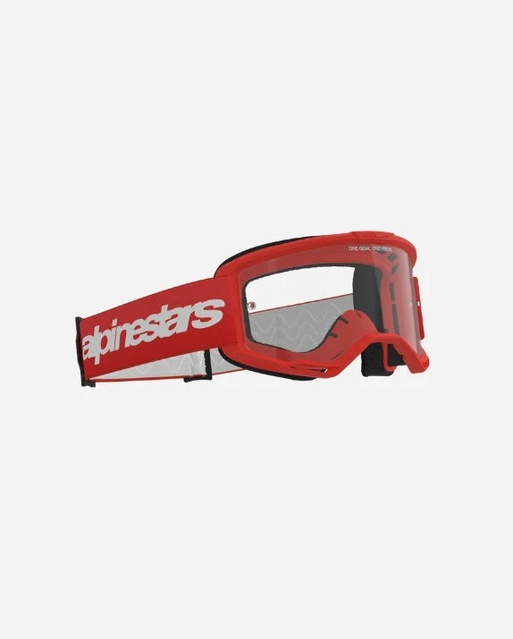 Masques Alpinestars Vision 3 Wordmark - Rouge/Clair