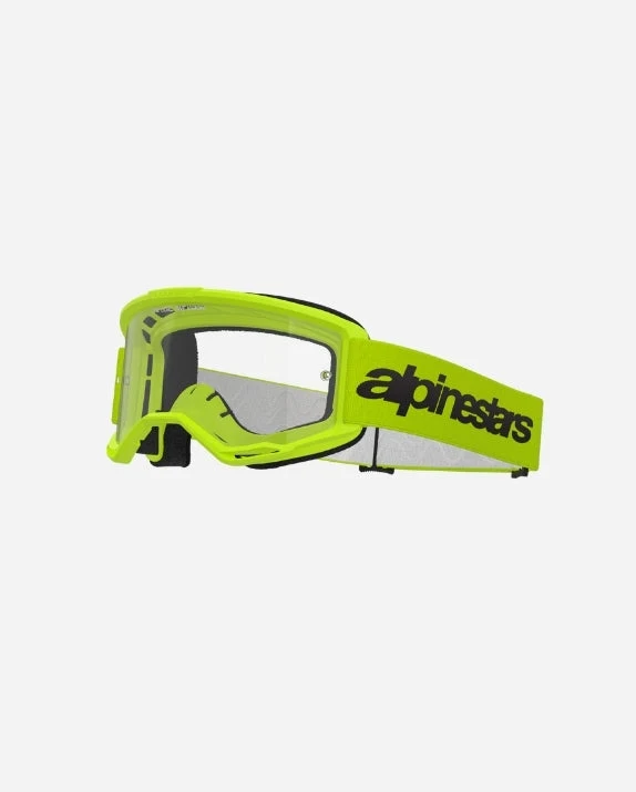 Masques Alpinestars Vision 3 Wordmark - Jaune Fluo/Clair