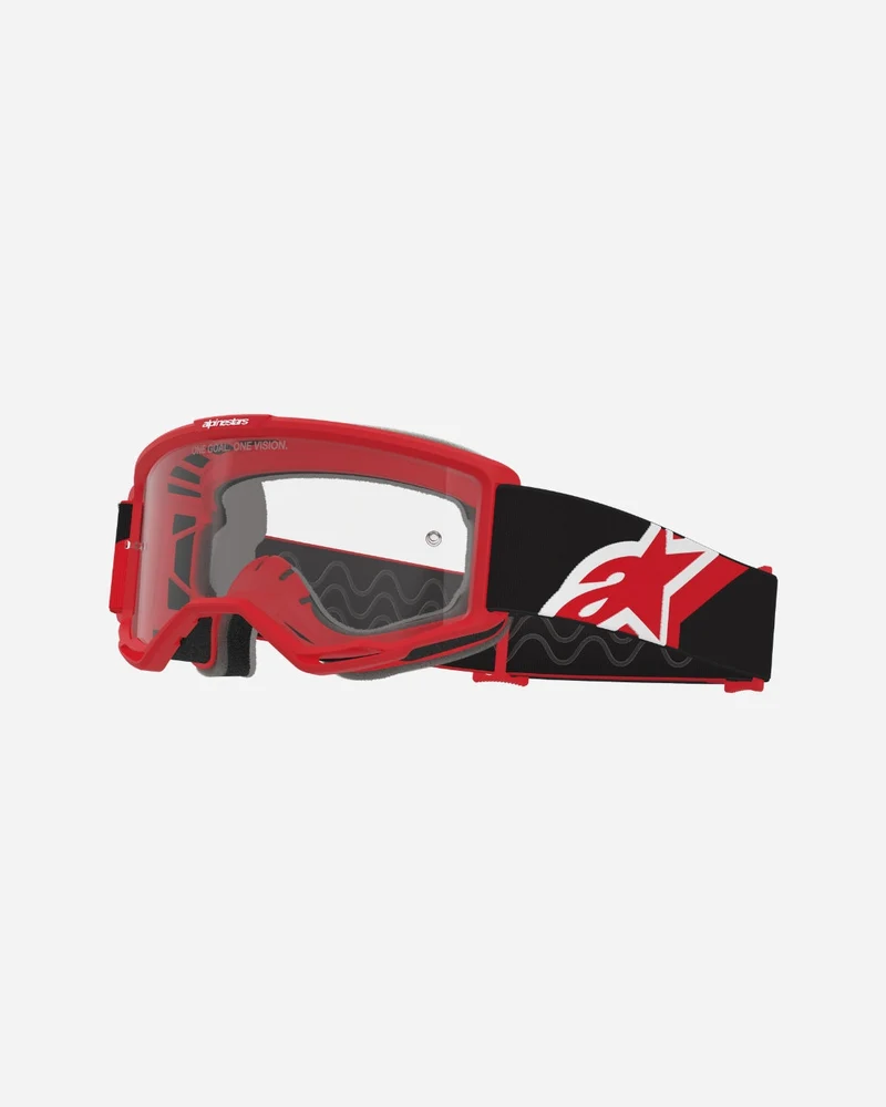 Masques Alpinestars Vision Otg - Rouge/Noir/Blanc Clair