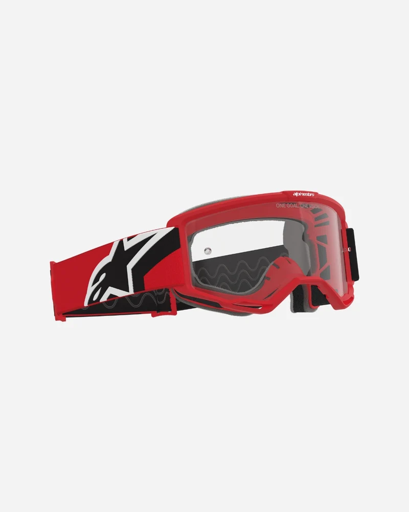 Masques Alpinestars Vision Otg - Rouge/Noir/Blanc Clair