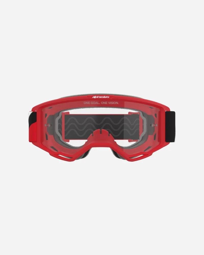 Masques Alpinestars Vision Otg - Rouge/Noir/Blanc Clair