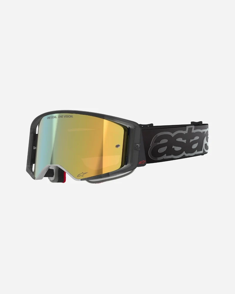 Masques Alpinestars Supertech Vision Vista - Noir/Miroir Or