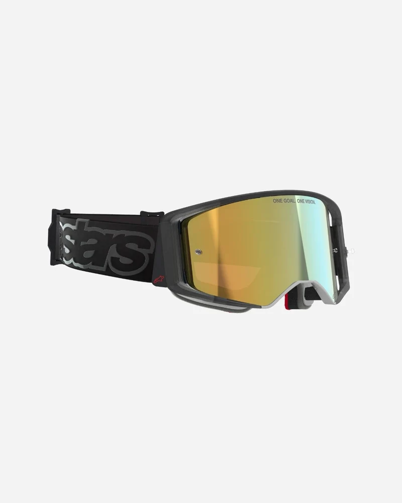Masques Alpinestars Supertech Vision Vista - Noir/Miroir Or