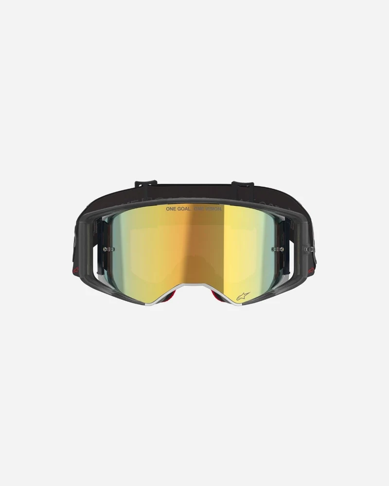 Masques Alpinestars Supertech Vision Vista - Noir/Miroir Or