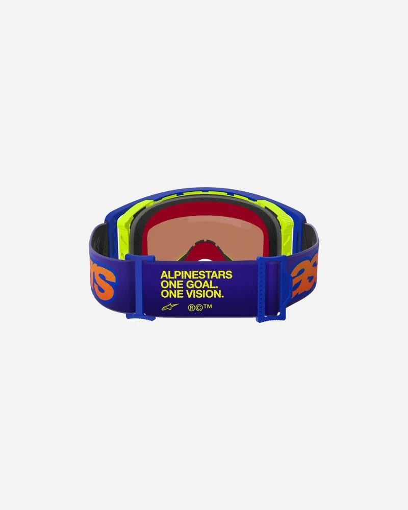 Masques Alpinestars Supertech Vision Vista - Bleu/Jaune/Violet Miroir Rouge