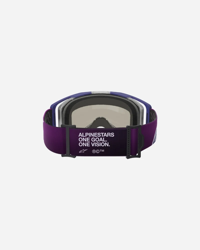 Masques Alpinestars Vision 8 Corp - Violet/Gris clair Miroir Argent