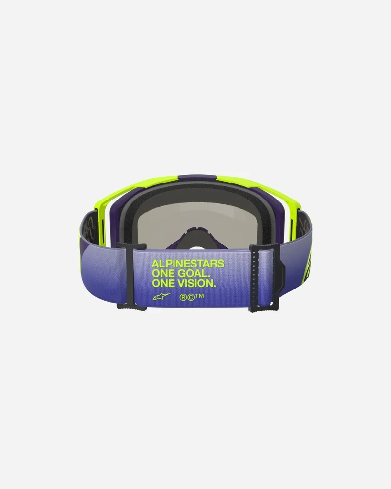 Masques Alpinestars Vision 8 Corp - Violet/Jaune Fluo Miroir Bleu