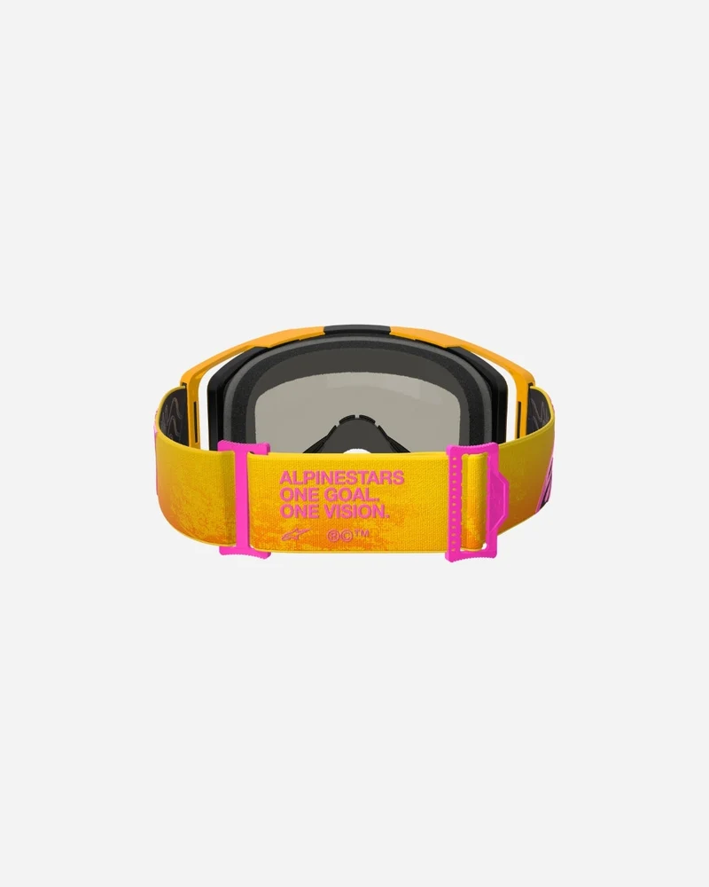 Masques Alpinestars Vision 8 Corp - Orange/Jaune/Rose Miroir Or