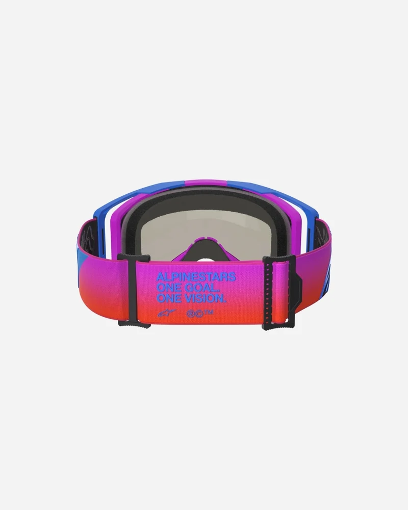 Masques Alpinestars Vision 8 Corp - Bleu UCLA/Violet/Orange Miroir Rouge