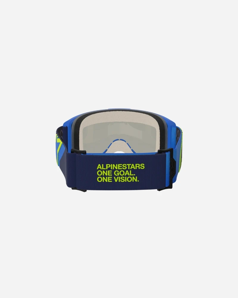 Masques Alpinestars Vision 5 Corp - Bleu/Jaune Fluo Miroir Bleu