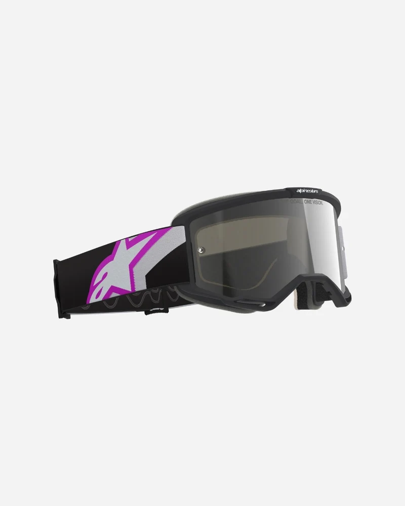 Masques Alpinestars Vision 5 Corp - Gris clair/Violet Miroir Argent