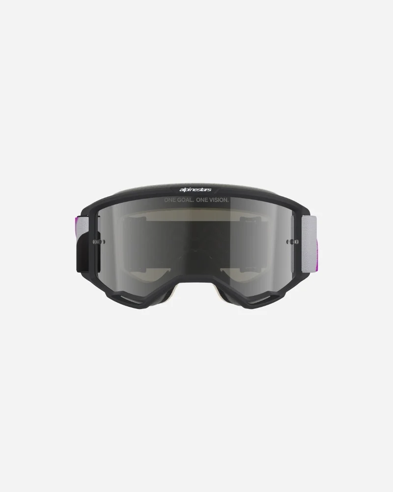 Masques Alpinestars Vision 5 Corp - Gris clair/Violet Miroir Argent