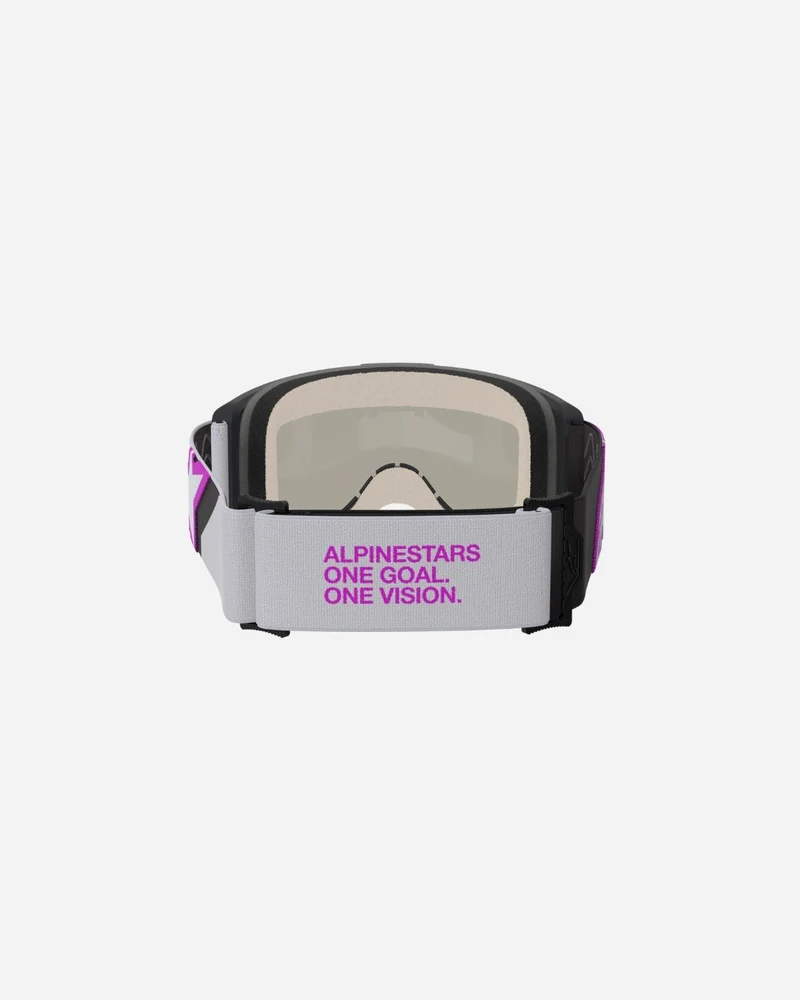 Masques Alpinestars Vision 5 Corp - Gris clair/Violet Miroir Argent