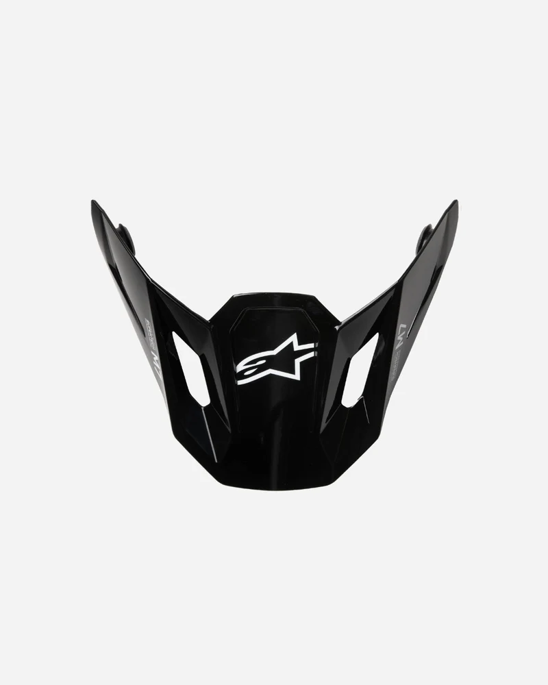 Visière Alpinestars Supertech M7 Solid ece06 - Noir Brillant